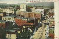 Los Angeles Cal. Main Street, Looking North