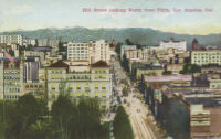 Hill Street Looking North from Fifth, Los Angeles, Cal