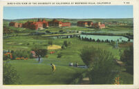 Bird's-Eye View of the University of California at Westwood Hills, California