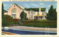 Residence of Mary Pickford, 'America's Sweetheart', Beverly Hills, California