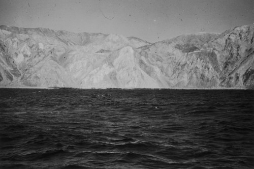 Coastline with fault truncation, west side of Isla Ángel de la Guarda