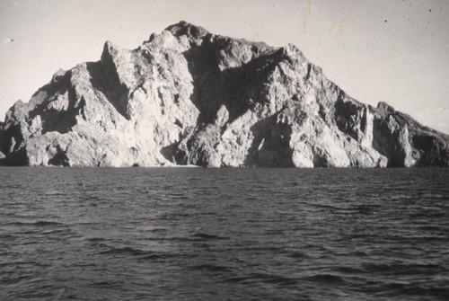 Marine cliffs near Guaymas, Sonora, Mexico