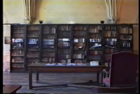 A Library Book installation, Royaumont, J.V