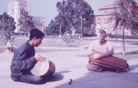 UCLA Bali. G. outdoor rehearsal kendangs