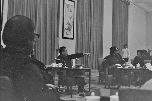 Chinese Premier Zhou Enlai and other leaders meeting with CCAS Friendship Delegation (3 of 5)