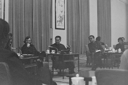 Chinese Premier Zhou Enlai and other leaders meeting with CCAS Friendship Delegation (1 of 5)