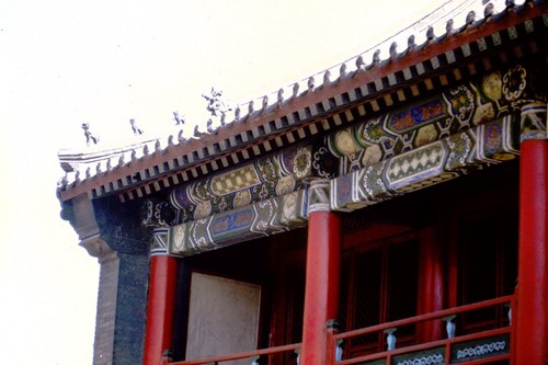 Shenyang Imperial Palace Museum, mythical animals on the roofs