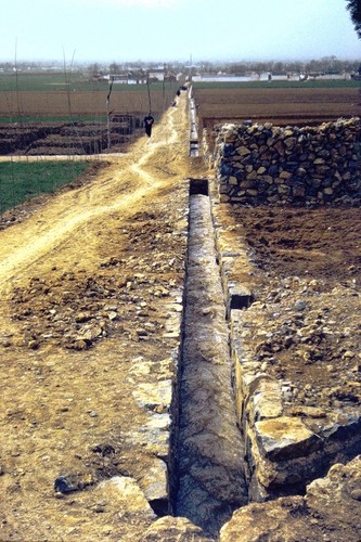 Irrigation canal carrying water from Red Flag Canal into village (2 of 4)