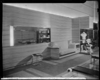 Interior view of The Bachelors haberdashery designed by Julius Ralph Davidson, Los Angeles, circa 1929