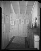 Hallway in the William Conselman Residence, Eagle Rock, 1930-1939