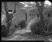 Main entrance to the William Conselman Residence, Eagle Rock, 1930-1939