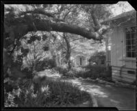 Exterior view of the William Conselman Residence, Eagle Rock, 1930-1939