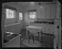 Kitchen in the William Conselman Residence, Eagle Rock, 1930-1939