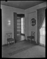 Interior view of "Irene LTD," a dress shop of designer Irene Lentz Gibbons, Los Angeles, (circa 1930?)