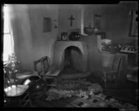 Interior view of the house of Sheldon Parsons, Santa Fe, 1932