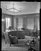 Office at the Pierce Brothers Mortuary, Los Angeles, 1925-1939