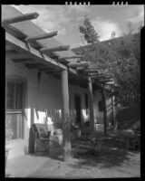 Exterior view of the house of Sheldon Parsons, Santa Fe, 1932