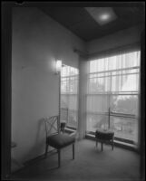 Interior view of "Irene LTD," a dress shop of designer Irene Lentz Gibbons, Los Angeles, (circa 1930?)