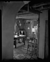 Interior view of the house of Sheldon Parsons, Santa Fe, 1932