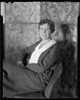 Erna Fergusson, New Mexico writer, Albuquerque, 1932