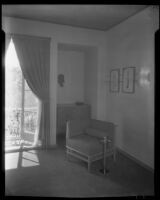 Interior view of "Irene LTD," a dress shop of designer Irene Lentz Gibbons, Los Angeles, (circa 1930?)