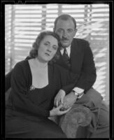 Raymond Griffith with his wife Bertha Mann, Los Angeles, 1933-1934