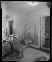 Entrance hall in the William Conselman Residence, Eagle Rock, 1930-1939