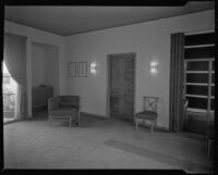 Interior view of "Irene LTD," a dress shop of designer Irene Lentz Gibbons, Los Angeles, (circa 1930?)