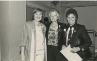 Founding Celebration: Lauren Jardine and two attendees