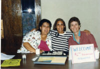 Miscellaneous: Three women working the door at event