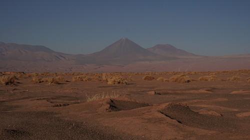 Restos de la Aldea de Tulor enterrados en las dunas de arena