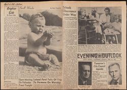 Newspaper Page of Bobby Hedges