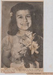 Newspaper Clipping of Maureen Warren