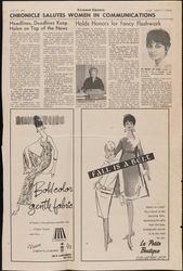 Newspaper Page of Mary Frampton Feature