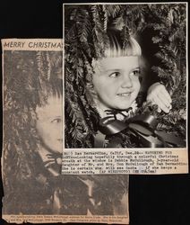 Debbie McCullough at Christmastime