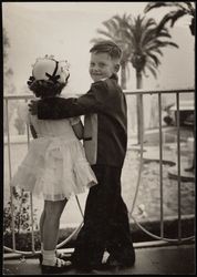 Hugging Children Photograph