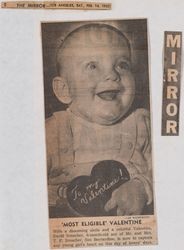 Newspaper Clipping of David Irmscher