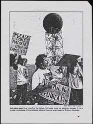 Demonstration Against Sulphur Mountain Radar Tower