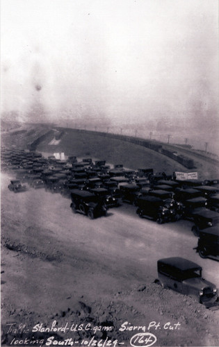 Traffic at Sierra Point Heading South