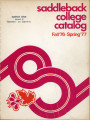 Saddleback College catalog and announcement of courses : 1976-77. Volume IX