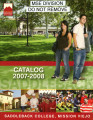 Saddleback College catalog : 2007-2008. Volume XXXIX