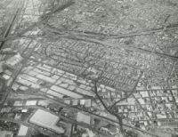 Aerial photograph of Los Angeles