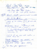 Meeting notes on water reclamation