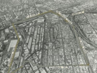 Aerial photograph of Los Angeles