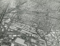 Aerial photograph of Los Angeles