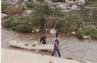 Canoeing on the Los Angeles River