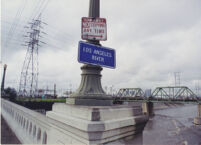 Los Angeles River sign