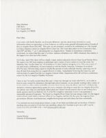 Letter from Jessica Murray, Friends of the Los Angeles River's Director of Development, to Mary Sheibani, CBS News