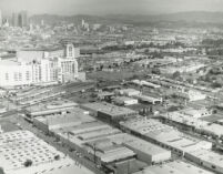 Aerial photograph of Los Angeles