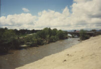 Photograph of Los Angeles River flooding